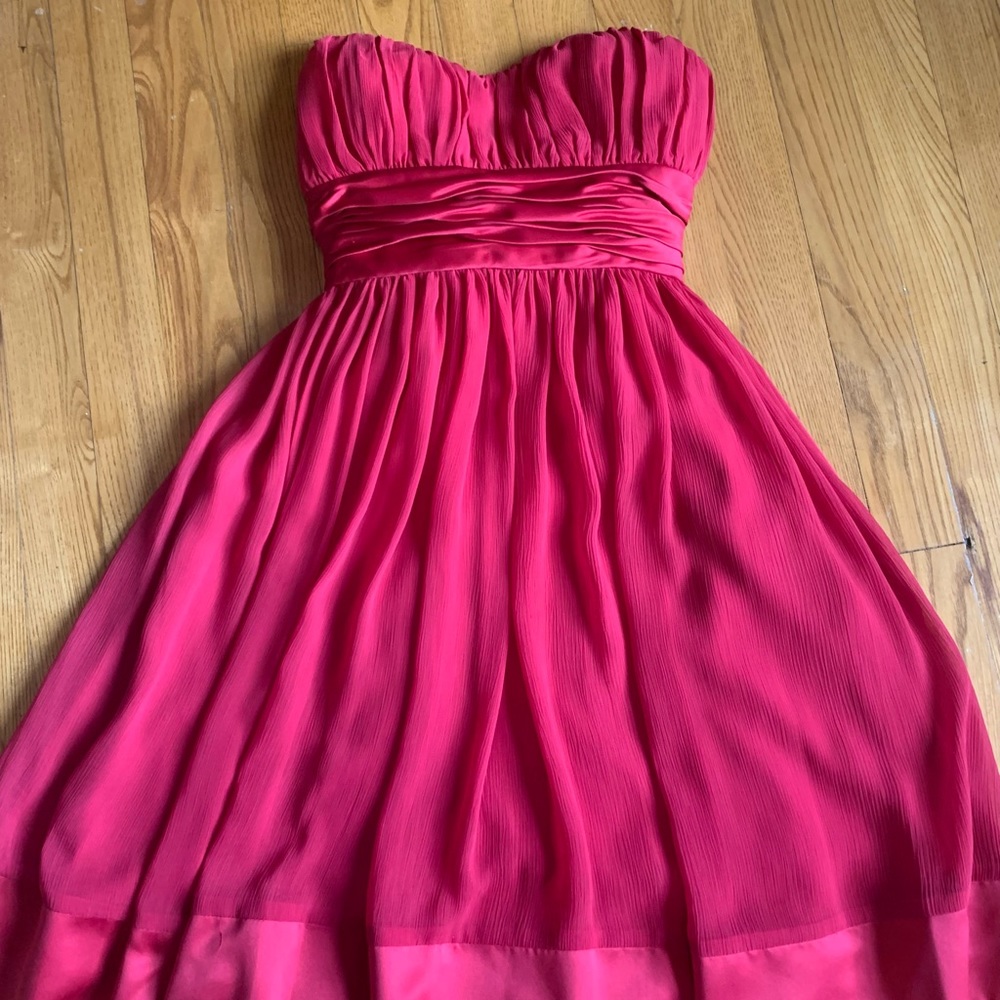 Bcbg generation size 2 strapless dress. Worn once, dry cleaned since worn.
